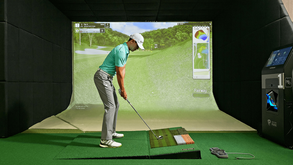 Can a golf simulator replace real course practice?