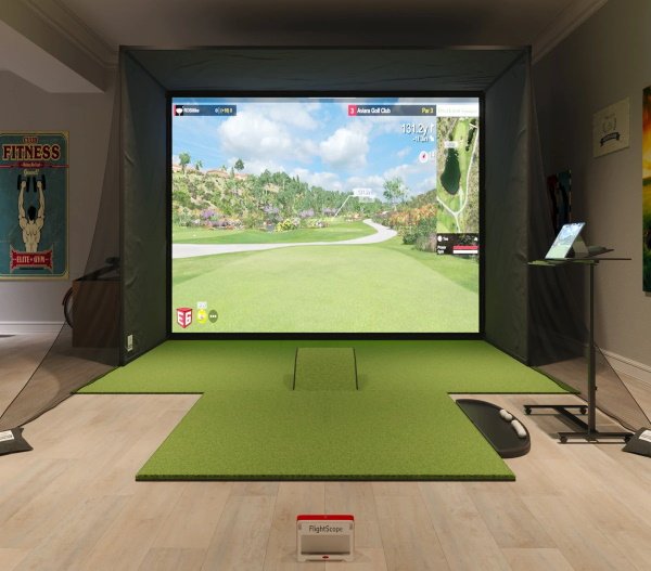 Can a golf simulator replace real course practice?